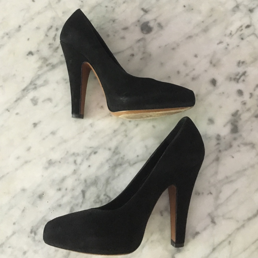 MOSCHINO CHEAP & CHIC Platform suede heels